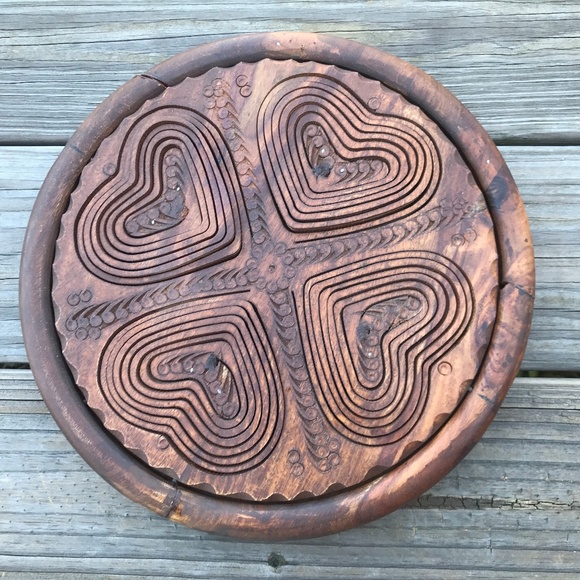 Wood Trays Dried Fruit Decorative Folding Plate - Picture 2 of 8